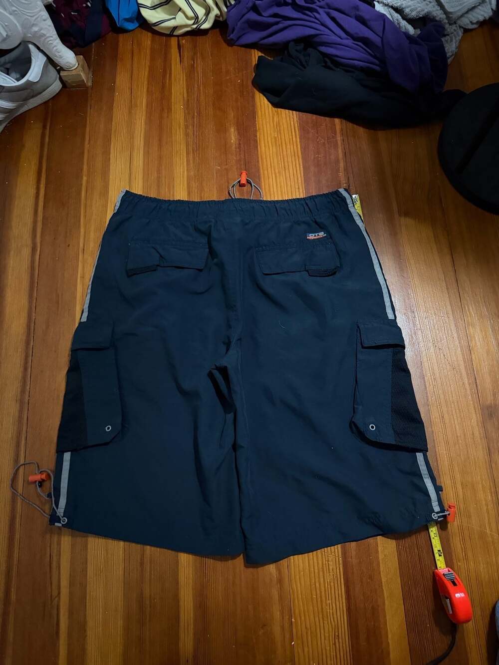 OTB Men's Navy Blue Lightweight Performance Cargo Hiking Shorts